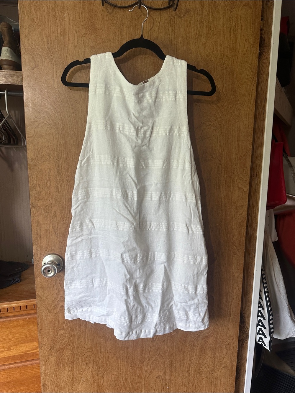 Free People White Sleeveless romper